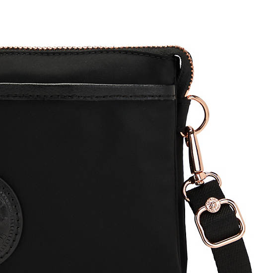 Kipling Riri Crossbody Táska Rózsaszín Fekete | HU 1222BE